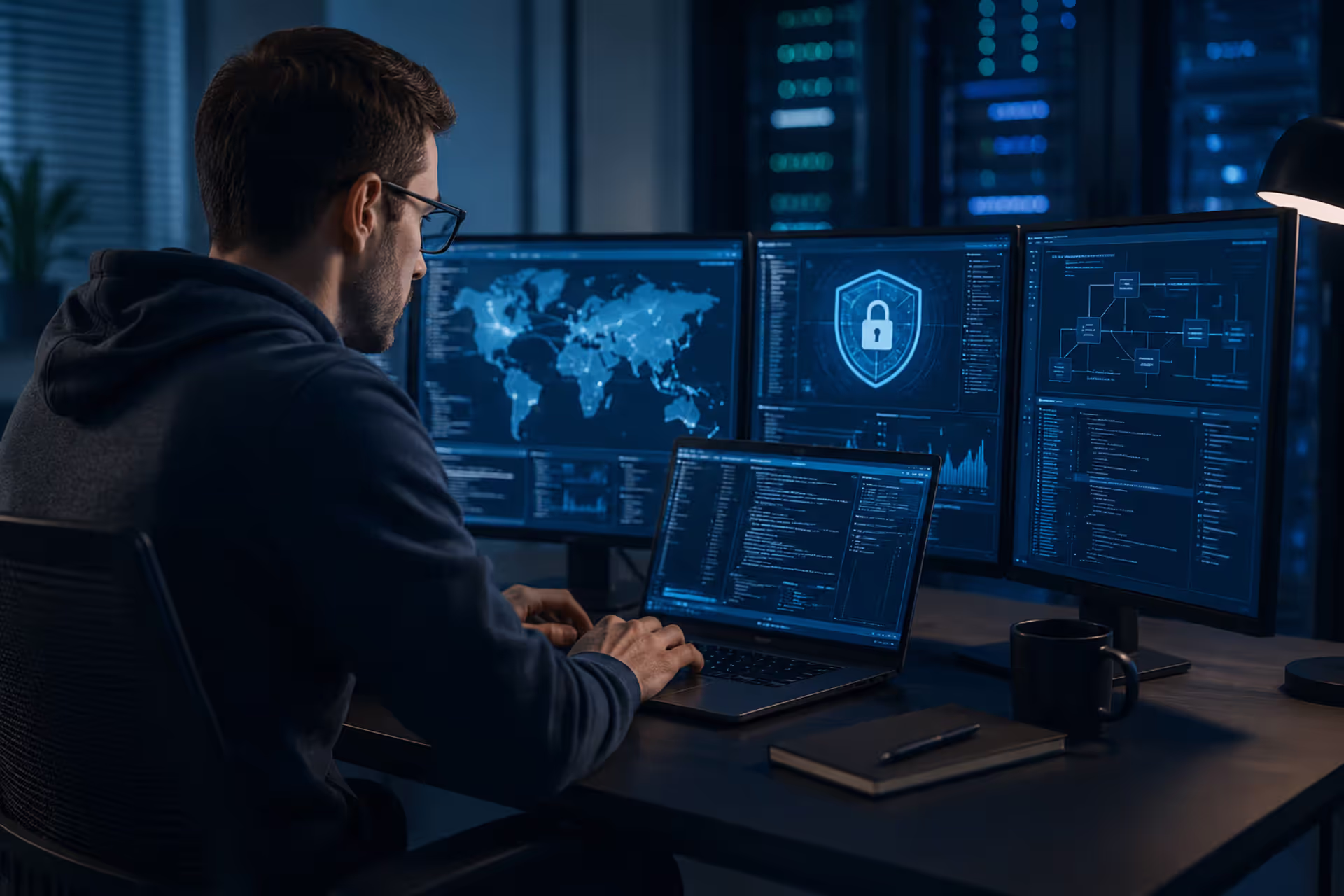 Career Changer Learning Cybersecurity Skills in a Modern Security Lab